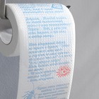 Сувенирная туалетная бумага "Анекдоты", 3 часть,  9,5х10х9,5 см - фото 9015882