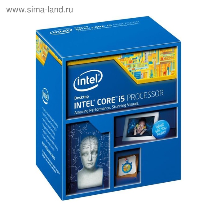 Процессор Intel Core i5 4460 Soc-1150 (3.2GHz/Intel HD Graphics 4600) Box - Фото 1