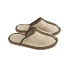 Тапочки войлочные женские арт. Т-17, цвет серый/зеленый, размер 36 - Фото 2