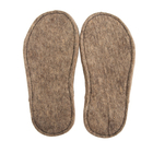 Тапочки войлочные женские арт. Т-17, цвет серый/зеленый, размер 36 - Фото 3