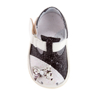 Туфли летние ясельные праздничные арт. 1765, цвет белый/чёрный, размер 22,5 (14 см) - Фото 5
