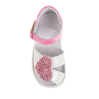 Туфли летние малодетские арт. 2094, белый/розовый, размер 25 - Фото 5