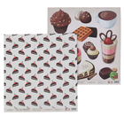 Бумага для скрапбукинга "Ванильные радости. Шоколадные десерты" 30,5х30,5 см  190г/м2 - Фото 1