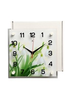 Часы настенные: Цветы, «Подснежники», бесшумные, 25×25 см - Фото 7