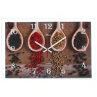 Часы-картина настенные, серия: Кухня, "Специи", плавный ход, 25 х 35 см - фото 4107815