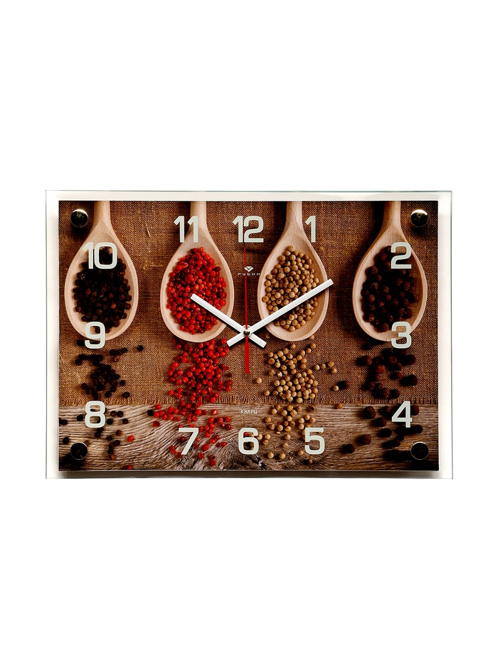 Часы настенные: Кухня, «Специи», бесшумные, 25×35 см - Фото 1