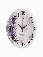 Часы настенные, интерьерные: Цветы, «Стрекозы», бесшумные, d=30 см - Фото 2