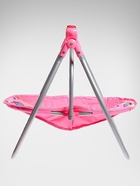 Стульчик для кормления кукол до 40 см, трансформер 3 в 1: стульчик, качели, переноска - Фото 11