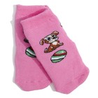 Носки детские махровые «Собака», цвет розовый, размер 11-12 - Фото 3