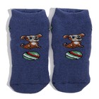Носки детские махровые «Собака», цвет джинс, размер 11-12 - Фото 2