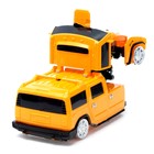 Робот радиоуправляемый Hummer H2, ездит по стенам, масштаб 1:24, цвет оранжевый - Фото 4