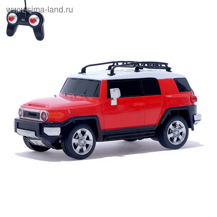 Машина радиоуправляемая "Toyota FJ Cruiser", масштаб 1:24, работает от батареек, свет, МИКС, mz 27055