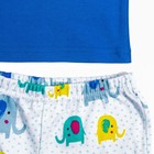Пижама мальчика, рост 110/116, см, цвет синий, принт слоники 104-001-00001 - Фото 7