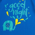 Пижама мальчика, рост 98/104, см, цвет синий, принт слоники 104-001-00001 - Фото 4