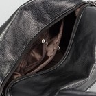Сумка женская, отдел на молнии, 2 наружных кармана, цвет чёрный - Фото 5