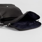 Рюкзак-сумка, отдел на молнии, 3 наружных кармана, цвет чёрный - Фото 5