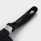 Сковорода блинная Доляна «Элит», d=22 см, антипригарное покрытие, алюминий, чёрная - Фото 4