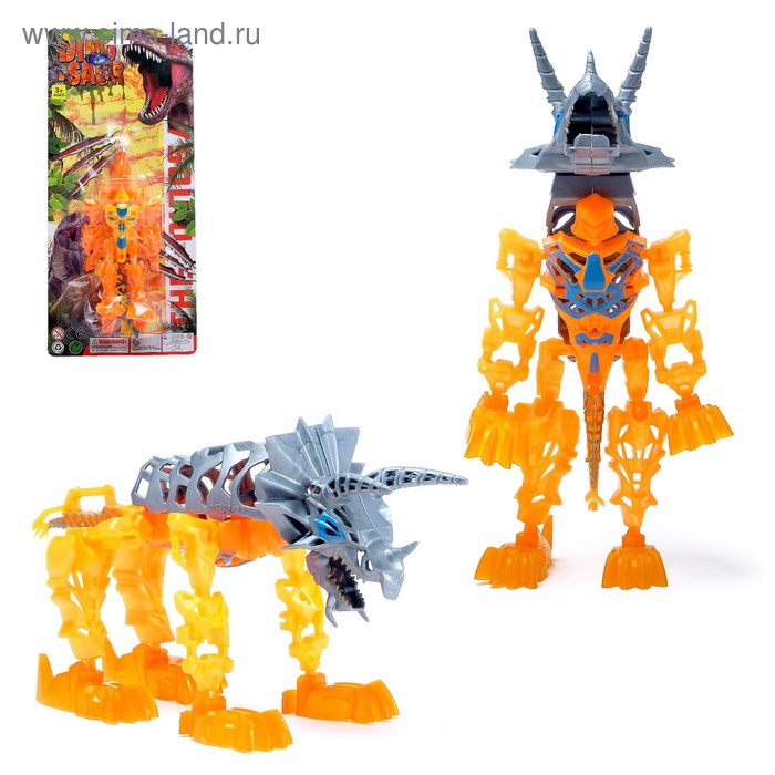 Робот "Дино", трансформируется, МИКС - Фото 1