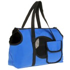Сумка-переноска на плечо, 37 х 13 х 20 см, ткань ПВХ, синяя - Фото 2
