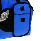 Сумка-переноска на плечо, 37 х 13 х 20 см, ткань ПВХ, синяя - Фото 6