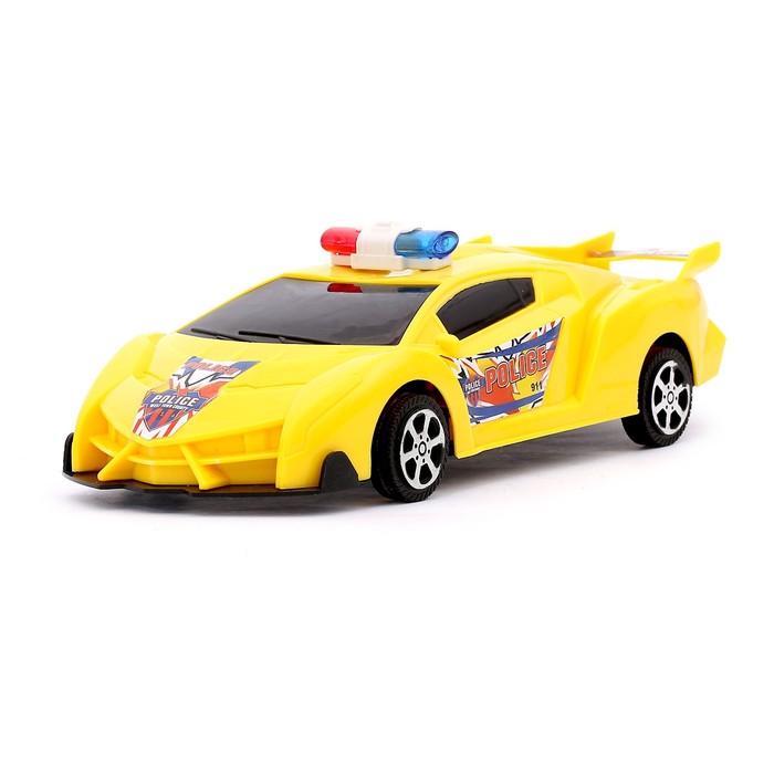 Машина инерционная «Полиция», цвета МИКС - фото 1880358181