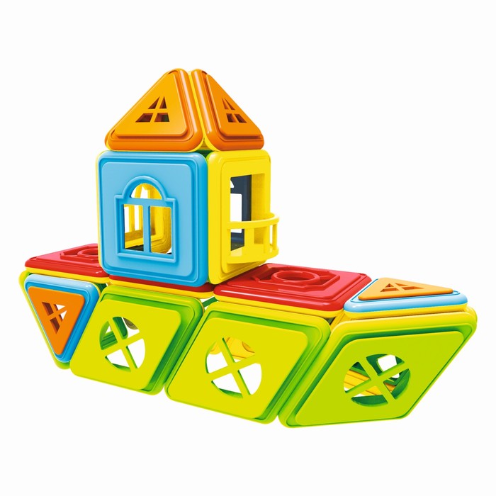 Конструктор магнитный «Замок», 160 деталей 42629