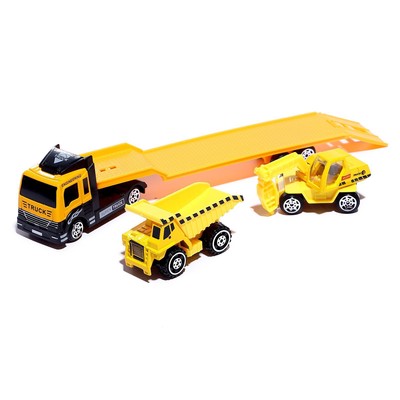 Машинка металлическая «Строительный автовоз», масштаб 1:64, МИКС