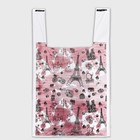 Пакет "Париж", полиэтиленовый, майка, 28 х 50 см, 12 мкм - Фото 1