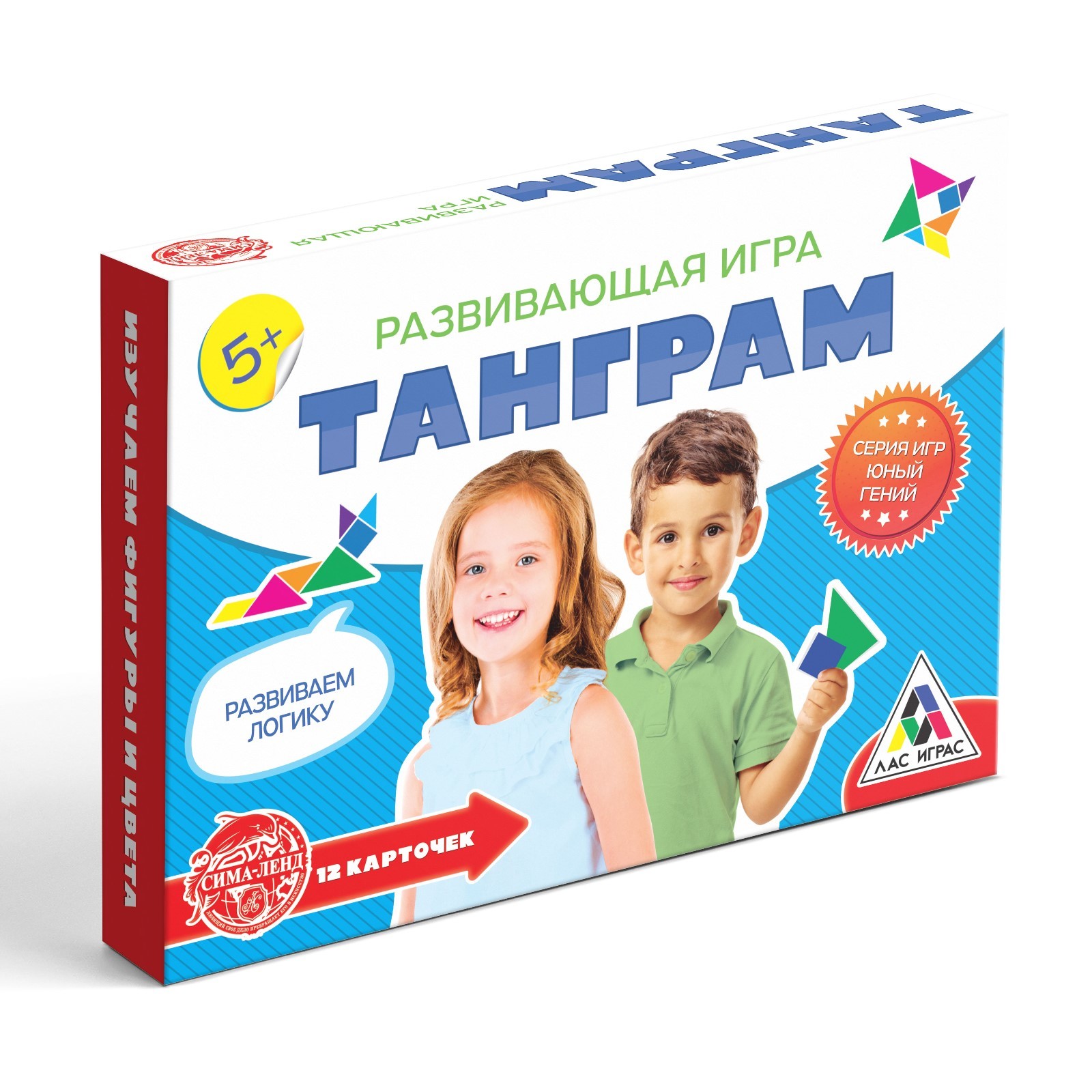 Настольная развивающая игра-головоломка «Танграм» (2699921) - Купить по  цене от 135.00 руб. | Интернет магазин SIMA-LAND.RU