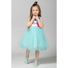 Нарядное платье для девочки,рост 116 см, цвет мятный 6219-2 - Фото 3