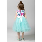 Нарядное платье для девочки,рост 116 см, цвет мятный 6219-2 - Фото 4