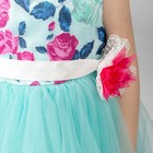 Нарядное платье для девочки,рост 116 см, цвет мятный 6219-2 - Фото 6