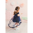 Нарядное платье для девочки,рост 80 см, цвет синий 7600-1_М - Фото 2