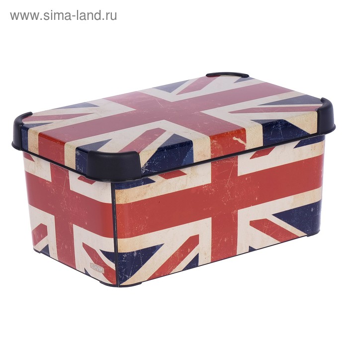 Короб для хранения с крышкой Stocholm. British flag - Фото 1