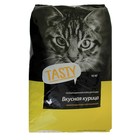 Сухой корм Tasty для взрослых кошек, курица, 10 кг - Фото 1