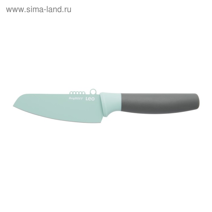 Нож для овощей и цедры Leo, мятного цвета, 11 см - Фото 1