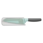 Нож сантоку Leo, мятного цвета, 17 см - Фото 2