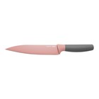 Нож для мяса Leo, розовый, 19 см - Фото 1