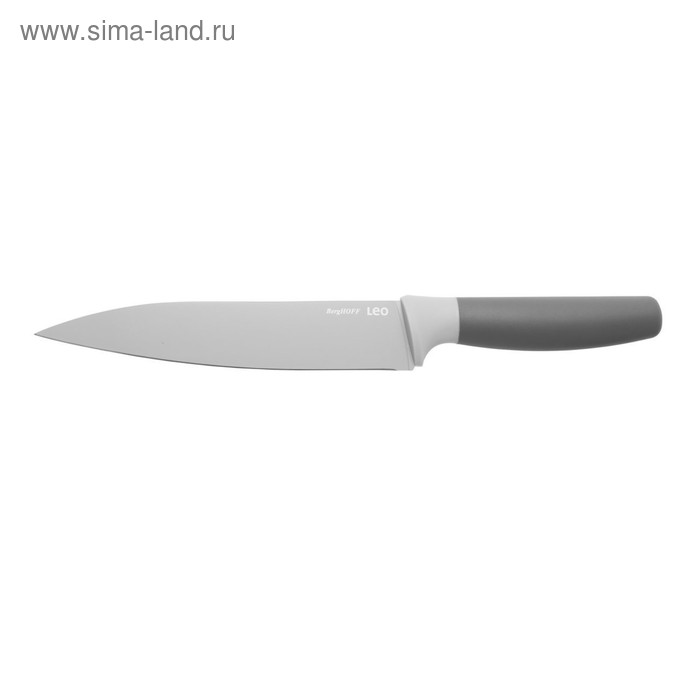 Нож для мяса Leo, серый, 19 см - Фото 1