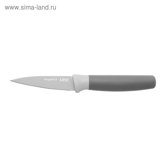 Нож для очистки Leo серый, 8,5 см - Фото 1