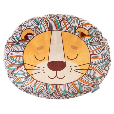 Подушка декоративная Крошка Я «Львёнок» 35×31 см, велюр, 250 г/м²