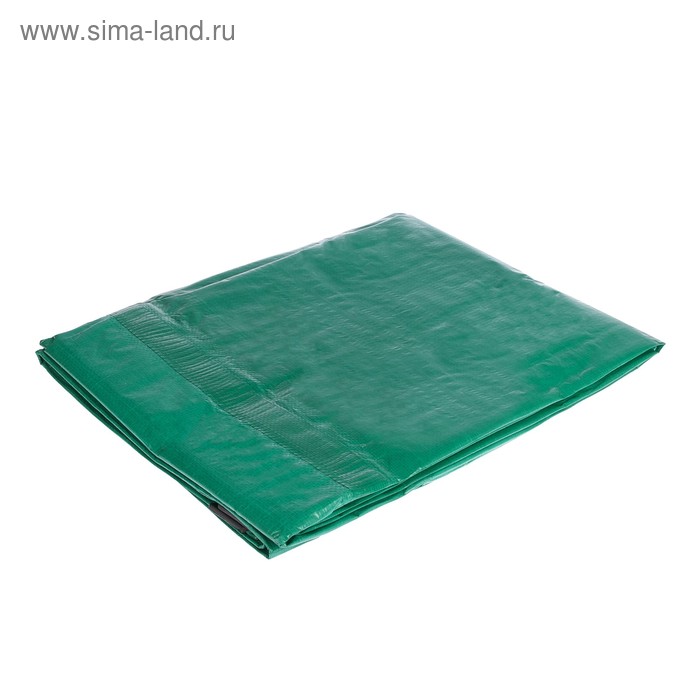 Тент защитный, 4 × 3 м, плотность 120 г/м², УФ, люверсы шаг 1 м, зелёный, «Тарпикс» - Фото 1