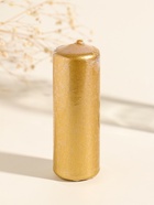 Свеча - цилиндр, 4×12 см, 20 ч, золото - Фото 3