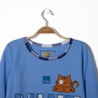 Сорочка женская Кошки-мышки цвет синий, р-р 56 - Фото 3