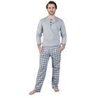 Пижама мужская (джемпер, брюки) Денди цвет серый, р-р 54 - Фото 1