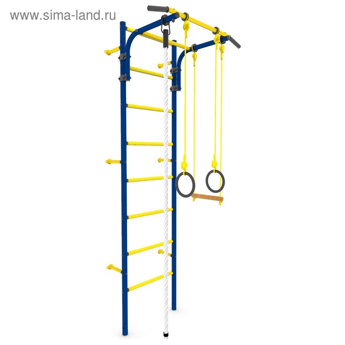 Детский спортивный комплекс «Атлет-1», ПВХ, 690 × 870 × 2300 мм, цвет ультрамарин - Фото 1
