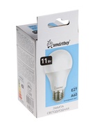 Лампа светодиодная Smartbuy, E27, A60, 11 Вт, 6000 К, холодный белый свет 2916969 - фото 13843410