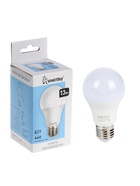 Лампа светодиодная Smartbuy, E27, A60, 13 Вт, 6000К, свечение холодное белое - Фото 1