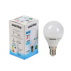 Лампа cветодиодная Smartbuy, Е14, P45, 7 Вт, 4000 К, дневной белый свет - фото 319782569