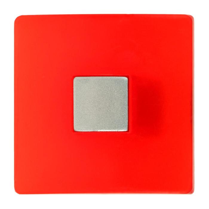 Ручка кнопка PLASTIC 003, пластиковая, красная - фото 1908346073